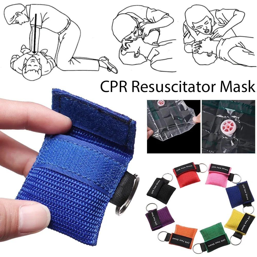 Set llavero tactico de primeros auxilios con mascara CPR para rescate - imagen 2