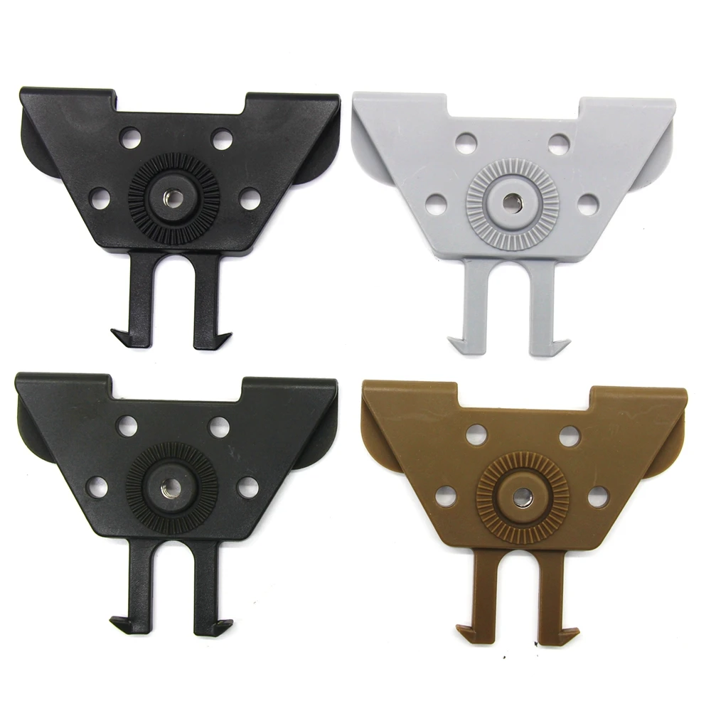 Adaptador MOLLE de funda Modular de polímero, plataforma de suspensión para fundas de pistola/bolsas de revistas de 9MM para chaleco MOLLE, accesorios de engranaje - imagen 3