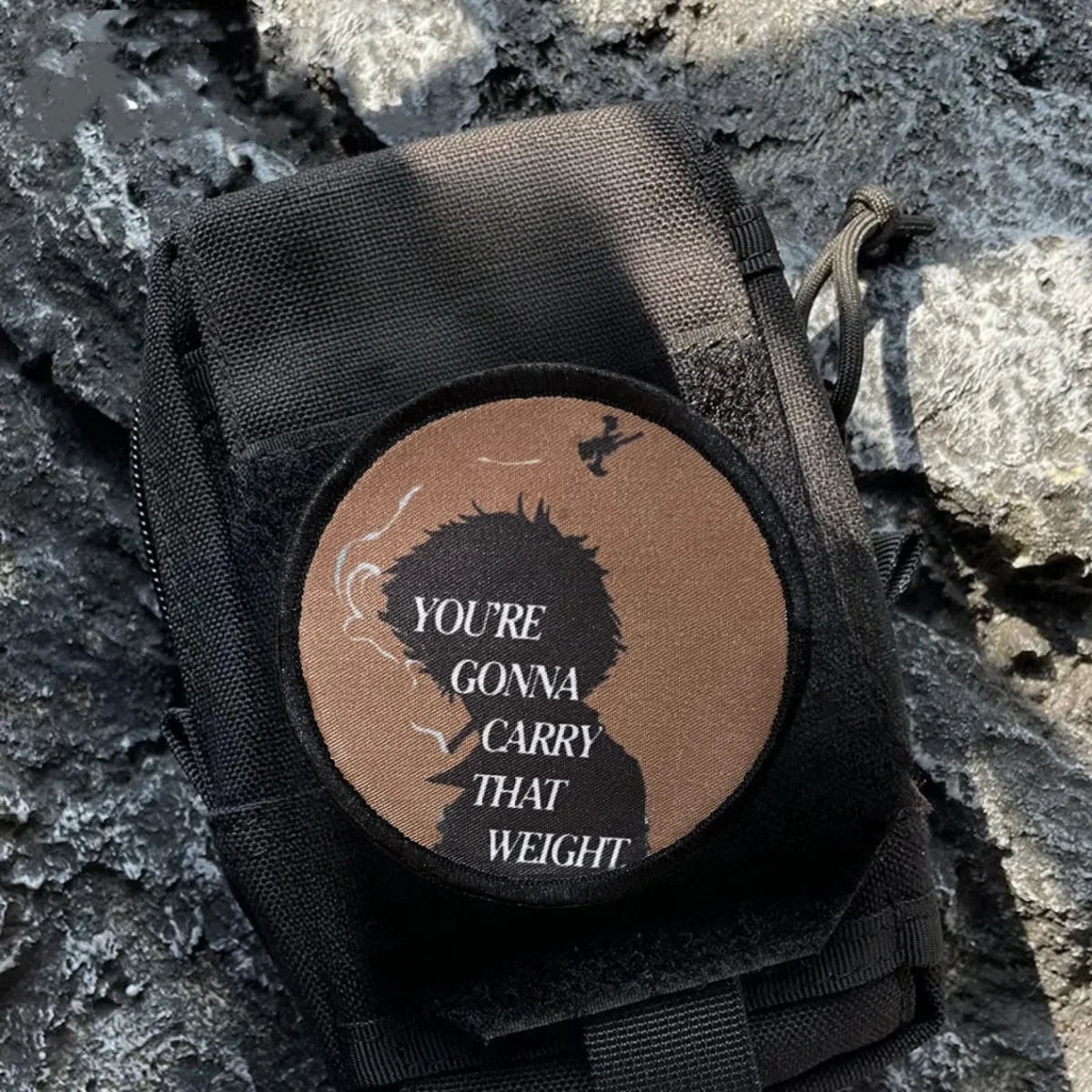 Eres llevaré ese parche de moral táctico, parche divertido de gancho y bucle, insignia del ejército militar Airsoft, brazalete, pegatina impresa para mochila - imagen 4