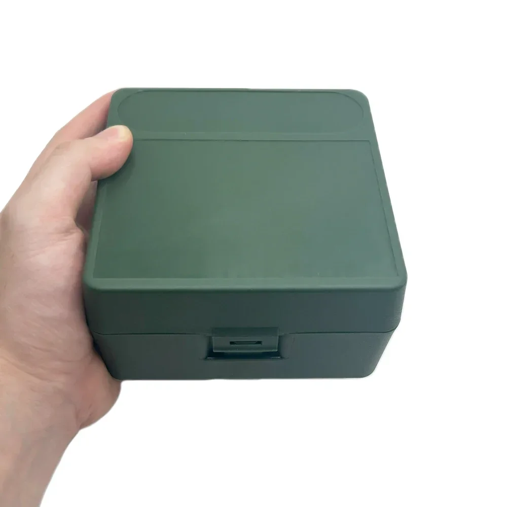 Caja de cartuchos tácticas de 25 cartuchos, soporte de carcasa de bala abatible, caja de munición para escopeta, accesorios de caza de municiones de calibre 12 - imagen 4