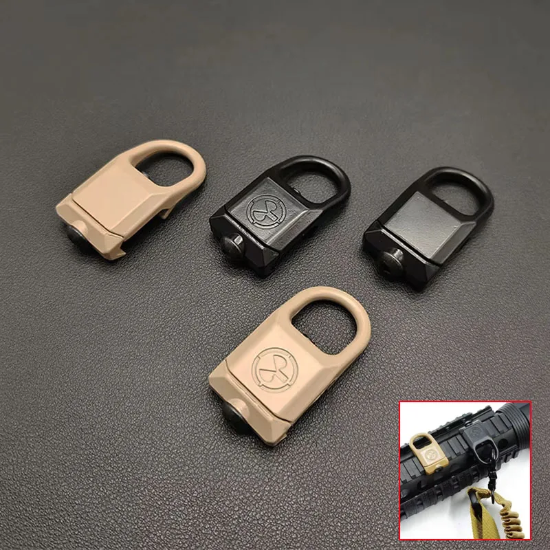 GBB-eslinga QD táctica de liberación rápida, montaje de alcance giratorio, accesorio de caza apto para riel de 20mm, adaptador de fijación QD - imagen 2