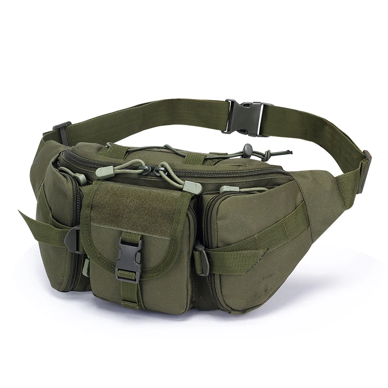 Riñonera táctica MOLLE de lona camuflaje multifunción modular - imagen 3
