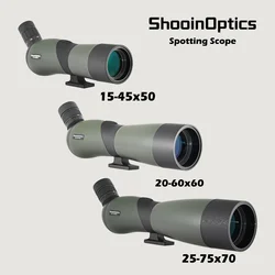 Shooin Optics Telescopio monocular 15-45x50 para aves y tiro con arco