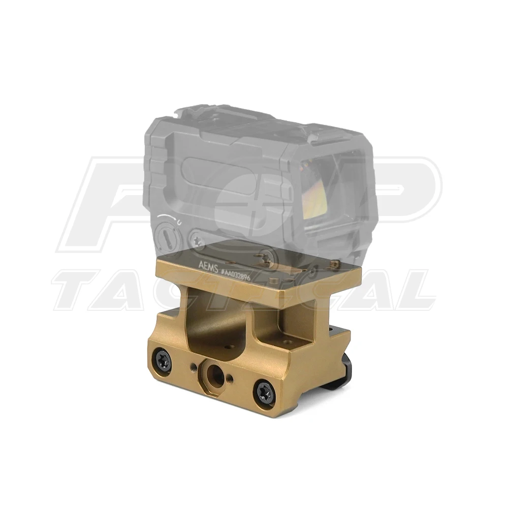 Aems Mount AEMS FAST Mount 2,26 pulgadas Línea central óptica AEMS Montaje alto hecho de aluminio CNC 6061-T6 BK y FDE - imagen 4
