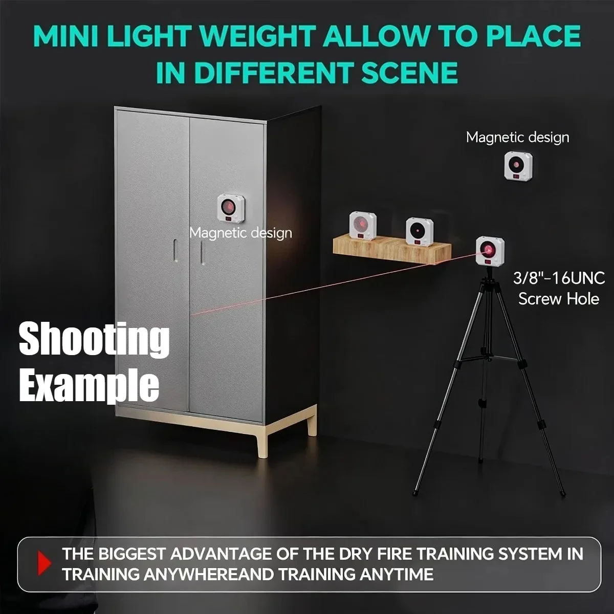 Objetivo láser infrarrojo para 9mm 308 223 – Entrenamiento seco - imagen 3