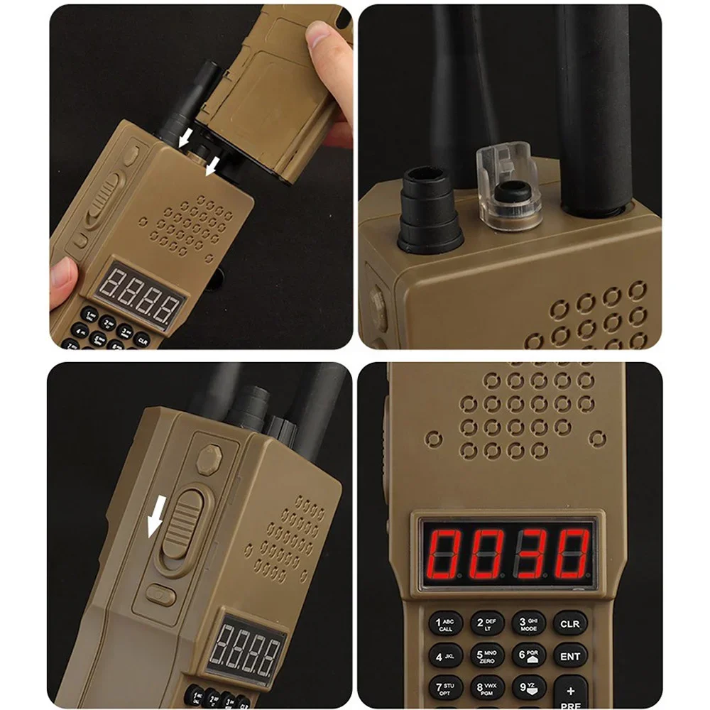 Modelo de Radio de PRC-152, cargador de velocidad eléctrico, relleno eléctrico con adaptador de carga de velocidad para Pellet BBS de 6mm, equipo de juego de guerra Airsoft - imagen 4