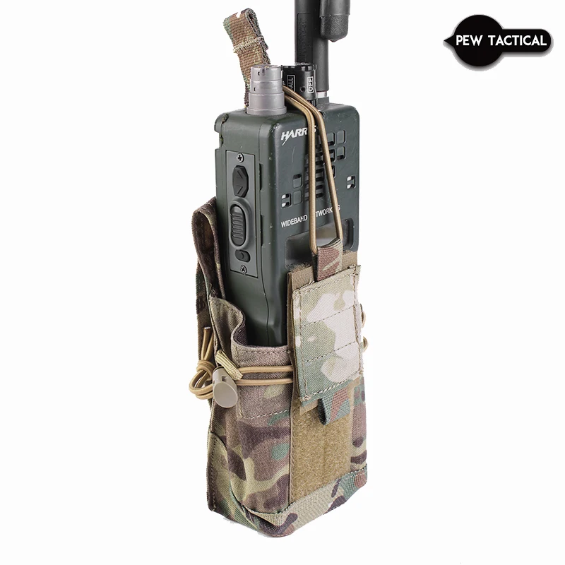 Pew-bolsa táctica 5,56/7,62/MBITR, bolsa individual para Airsoft, bolsa táctica para revistas, caza de camuflaje de nailon - imagen 4