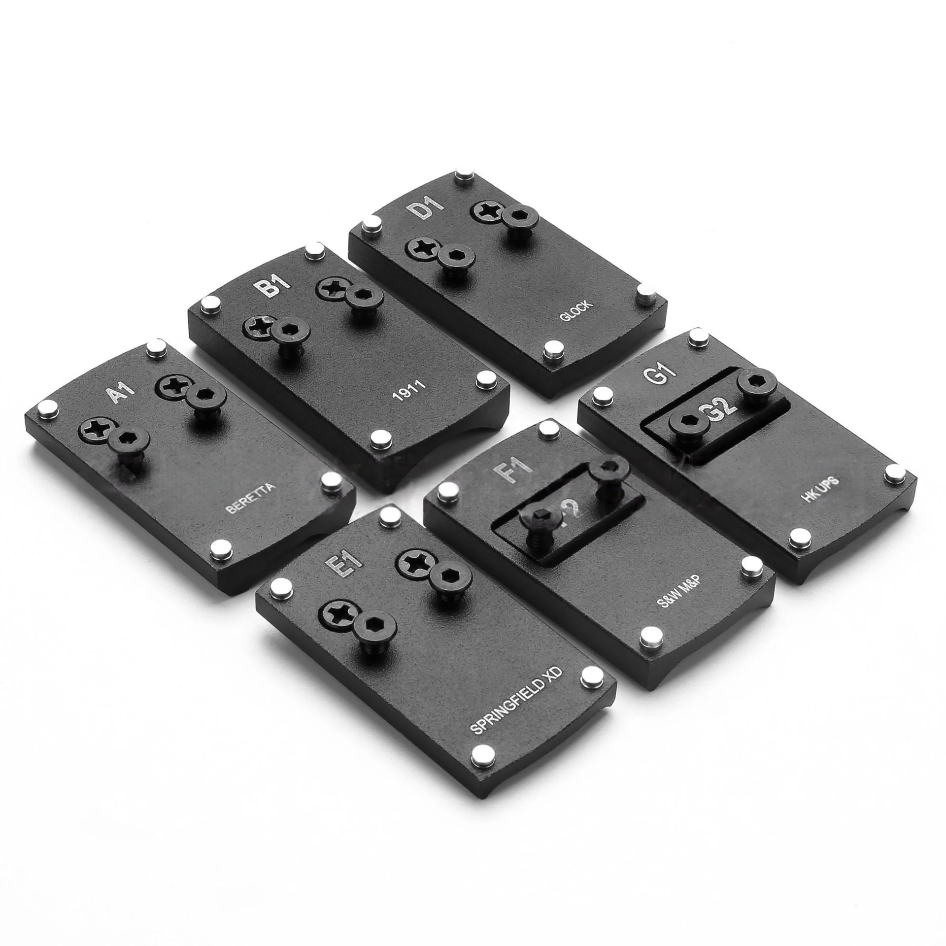 Kit de cuña de alcance de precisión |   Placa de montaje de ajuste vertical y horizontal |   Para accesorios de modificación de armas de caza - imagen 2