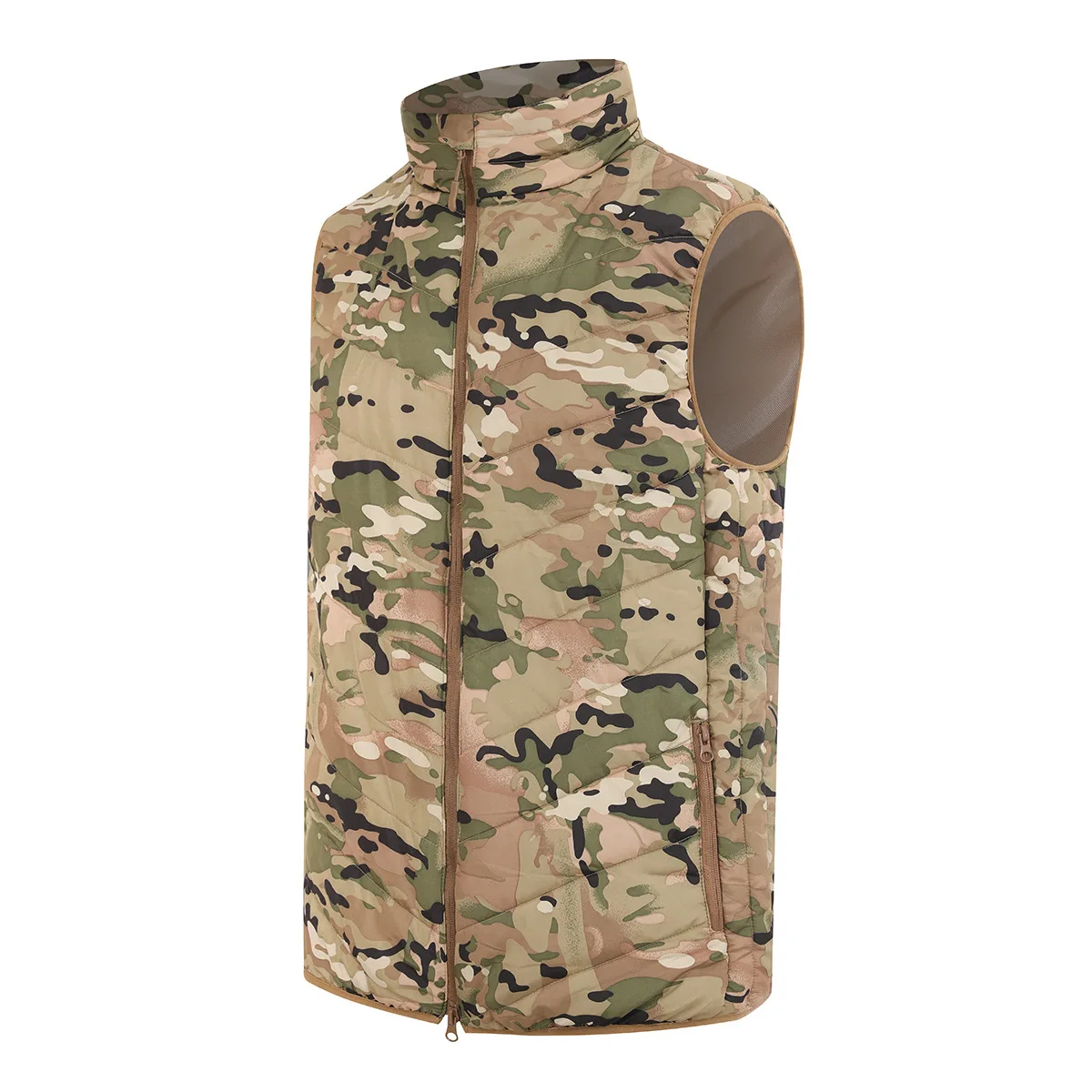 Chaleco deportivo informal de otoño e invierno para hombre, chaleco cálido táctico de camuflaje para exteriores EMR - imagen 4
