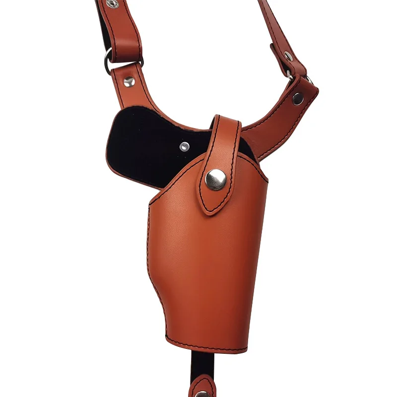 Funda de pistola de cuero táctico VULPO, funda oculta con bolsa Mag para mano derecha, 1911, P320, Glock/M9/92 - imagen 5