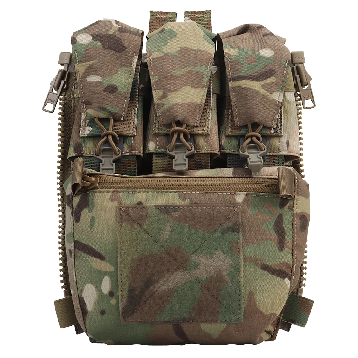 Chaleco deportivo táctico V5 FCPC, Panel trasero con cremallera en la placa trasera, bolsa de expansión, bolsa Triple, accesorios portadores de placa - imagen 5