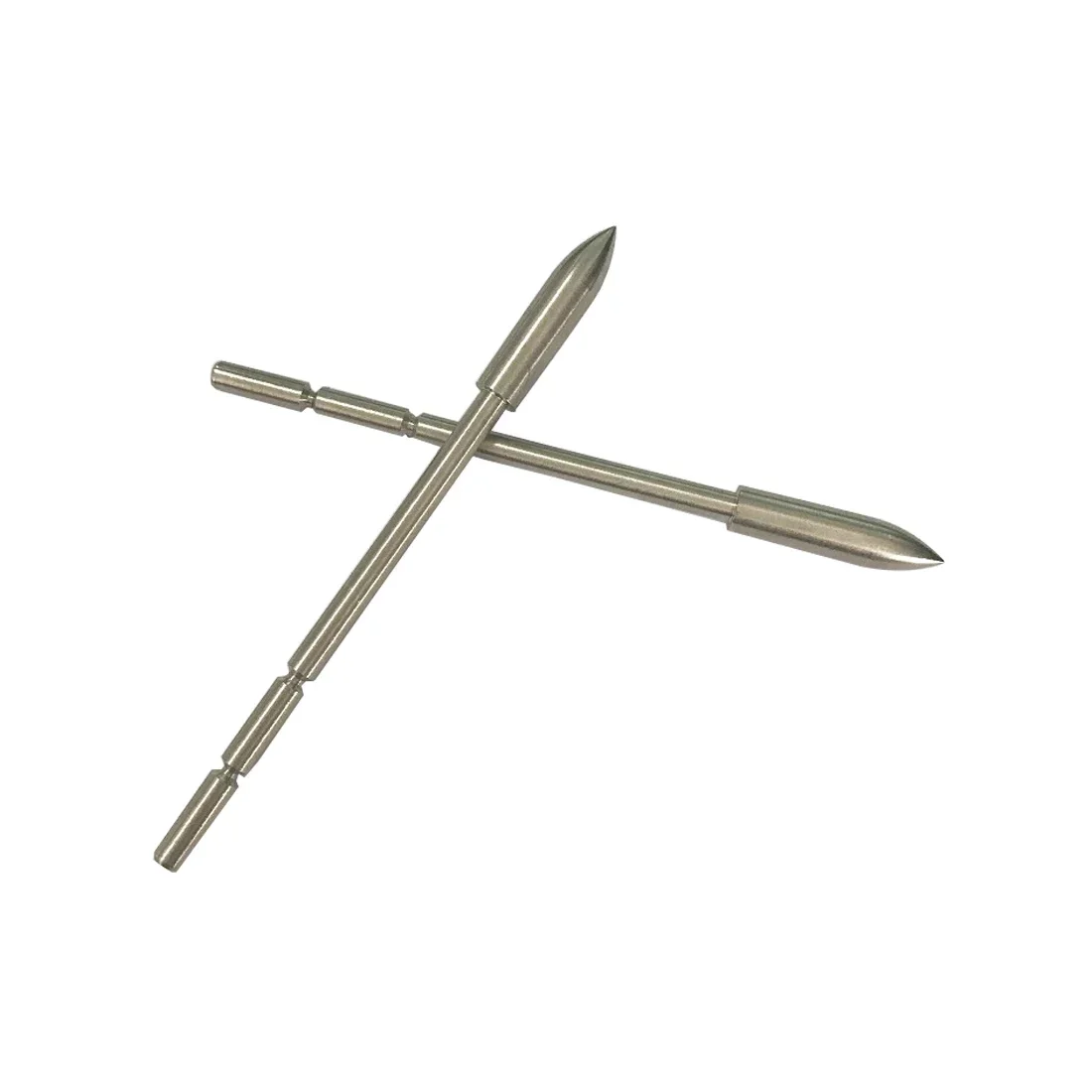 12 Uds 120gr tiro con arco ID3.2mm OD5.2/5,4/5,6/5,7mm punto de destino de ruptura 70-80RHC puntas anchas Spine400-750 arco recurvo de caza - imagen 2