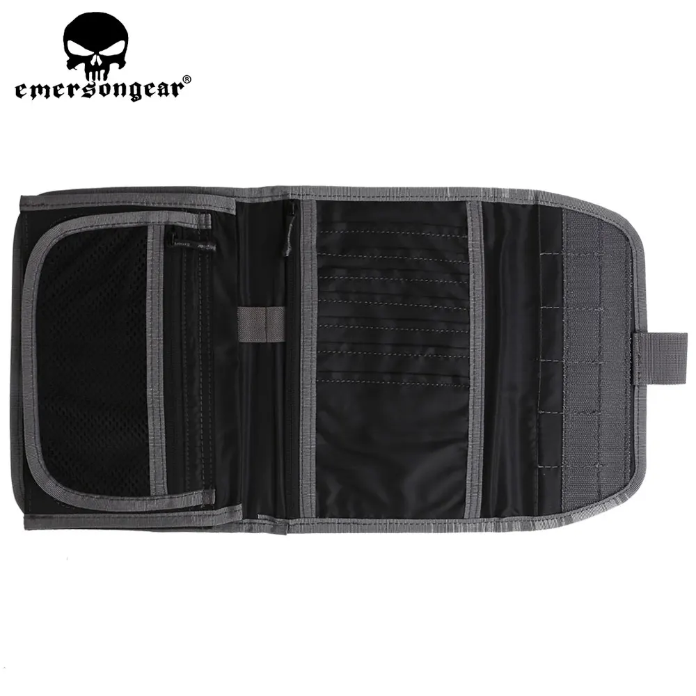 Emersongear EDC bolsa de archivo bolsa MOLLE de caza civil vida diaria bolsillo de fuelle expandible funda portadora de mapas de tarjetas de viaje EMB9547 - imagen 4