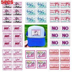 Parche termoadhesivo bordado letras dibujos animados – Ropa chaquetas