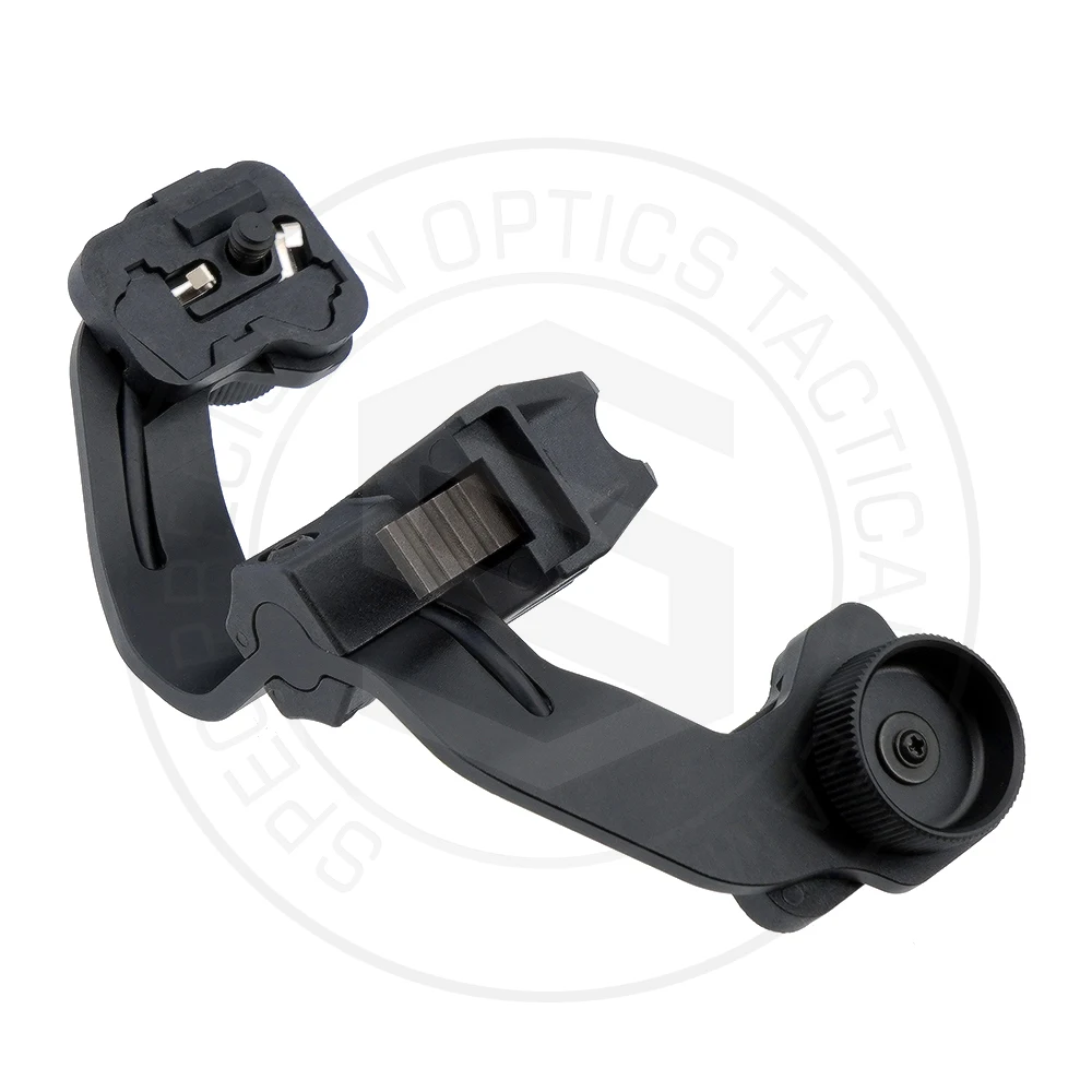 SPECPRECISION Metal PVS14 NVG adaptador de montaje en cabeza doble soporte táctico NVG para dos monoculares PVS14 individuales - imagen 4
