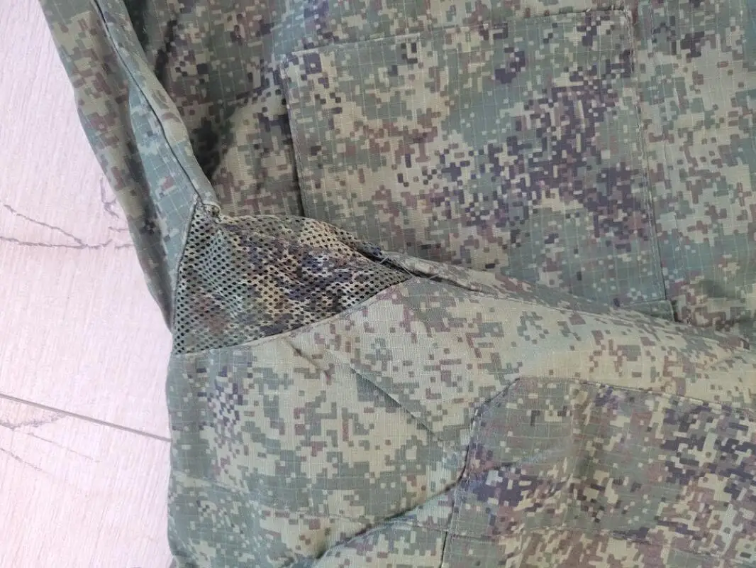 Conjunto de traje de camuflaje digital ruso para exteriores, traje de entrenamiento para hombre verde pequeño - imagen 4