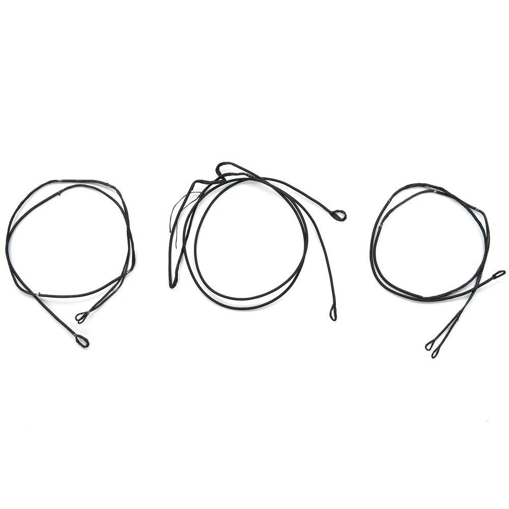 1 juego (3 piezas) de cuerdas para arco compuesto 1600D, accesorios para arco compuesto de 16 hebras y 20 hebras - imagen 4