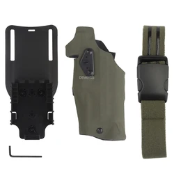 Funda táctica pierna GLOCK G17 G19 X300 liberación rápida