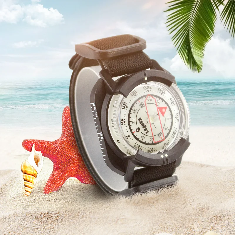 Brújula de deportes al aire libre que brilla en la oscuridad, impermeable, portátil, montañismo, ciclismo, agricultura, pesca, aguja de guía - imagen 3