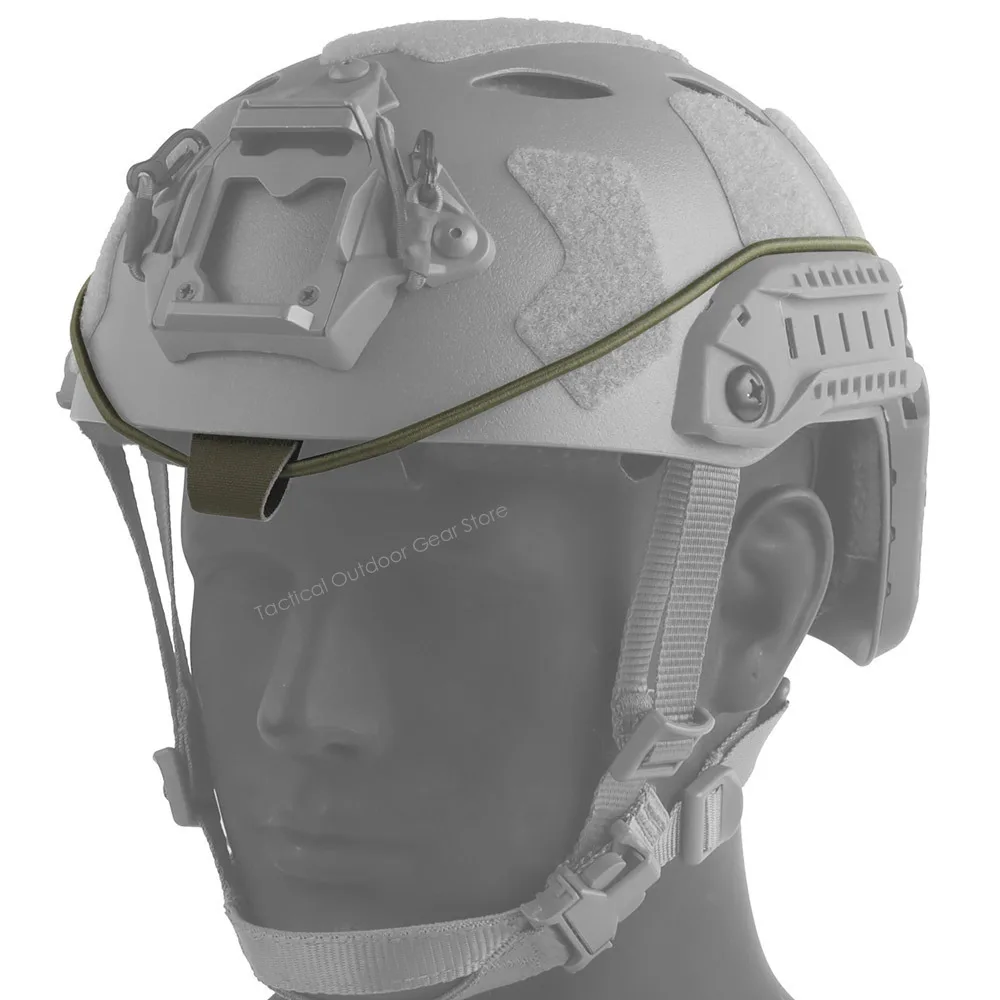 Bolsa trasera para casco táctico, bolsa para batería cerebral, gancho y bucle, caja de batería NVG, bolsillo de almacenamiento, accesorios de equipo de caza, estilo SC - imagen 5