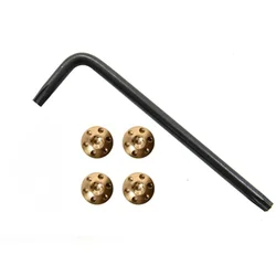 Tornillo mango dorado Kublai Khan P4 para 1911 – Acero inoxidable