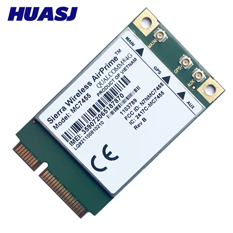 HUASJ MC7455 FDD-LTE Tarjeta 4G Cat6 300M Mini PCIe 4G Módulo Inalámbrico - imagen 2