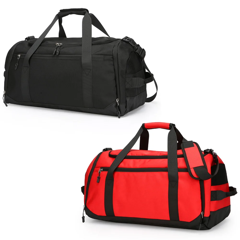 Bolso de viaje de gran capacidad, bolsa de gimnasio con separación en seco y húmedo, compartimento independiente para zapatos, bolsa para deportes al aire libre AVA339 - imagen 2