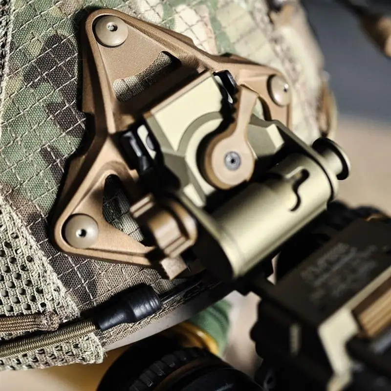 Casco balístico táctico de aleación de aluminio, cubierta de montaje NVG, cubierta de visión nocturna Universal ligera para FAST MICH militar - imagen 2