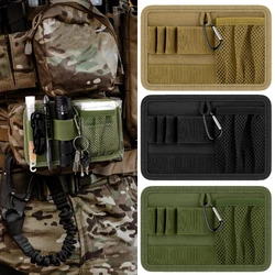 Panel organizador MOLLE táctico con velcro resistente para mochilas