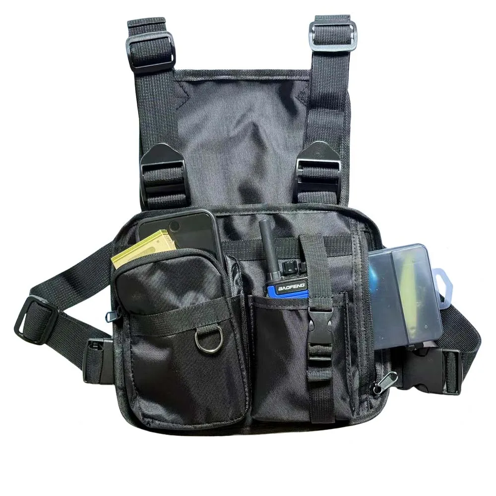 Bolsa de pecho táctica unisex para actividades deportivas al aire libre, diseño duradero adecuado para deportistas de hombres y mujeres - imagen 3