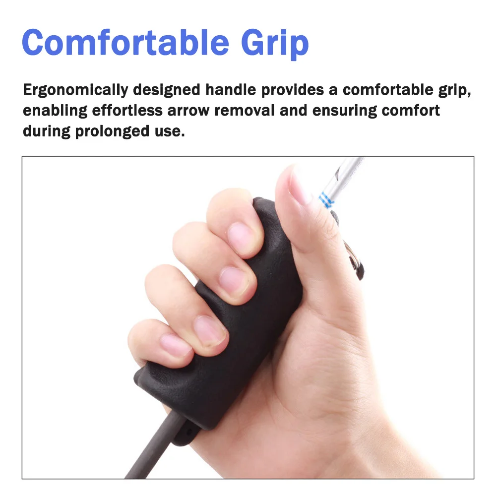 DEZITION-extractor de flechas de goma para exteriores, Gel de goma, tiro con arco, arco con llavero, herramienta, accesorios para arco objetivo de tiro - imagen 3