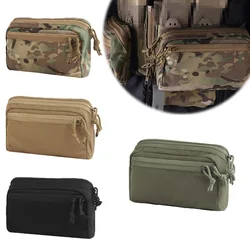 Bolsa MOLLE cintura horizontal, cremallera y correa elástica interna