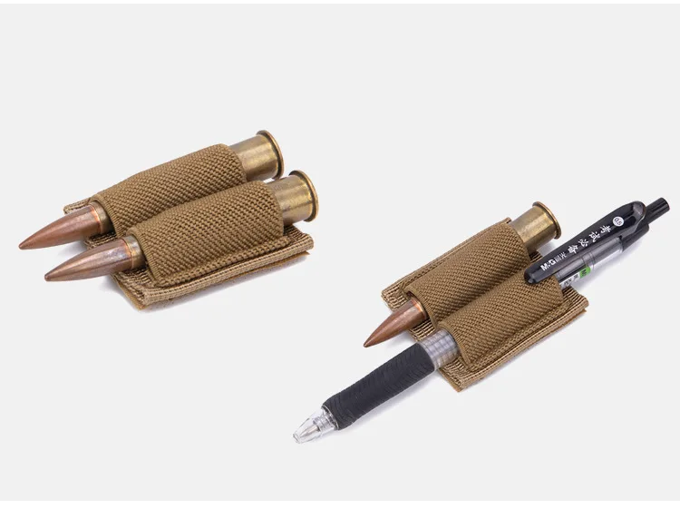 Soporte táctico de 2 orificios para Airsoft, bolsa de munición militar Molle, porta munición, parche adhesivo - imagen 4