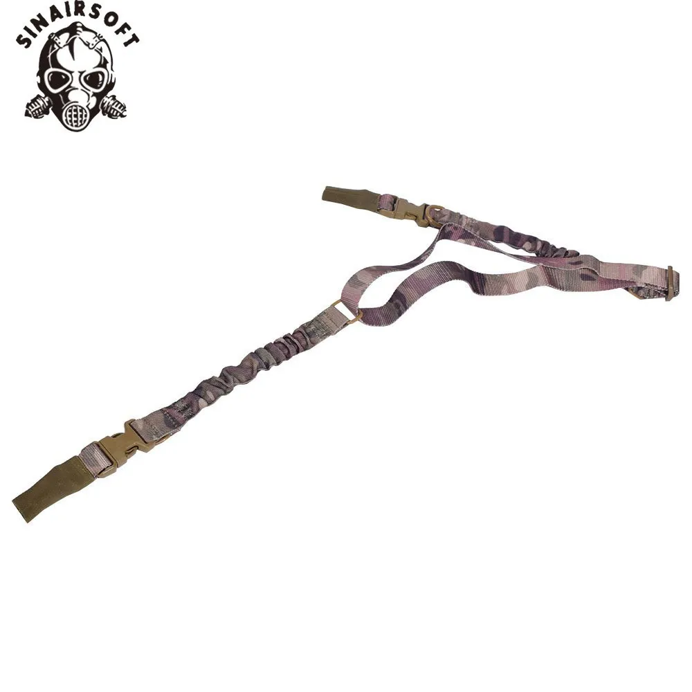 SINAIRSOFT táctico dos puntos Sling ajustable doble punto cuerda cordón Rifle Correa para CS caza Airsoft Sling - imagen 2