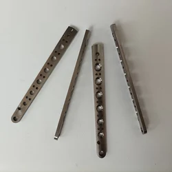 4 unids/lote cuchillo mango de titanio parches escalas para Benchmade modelo 62 63 67 cuchillos de Bali-Song hacer piezas de accesorios
