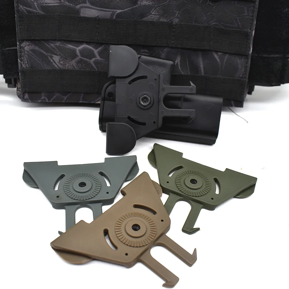 IMI-plataforma de golpe táctico, soporte adaptador de funda MOLLE para G17 19 M9 Colt 1911 P226 USP, accesorios de caza - imagen 3