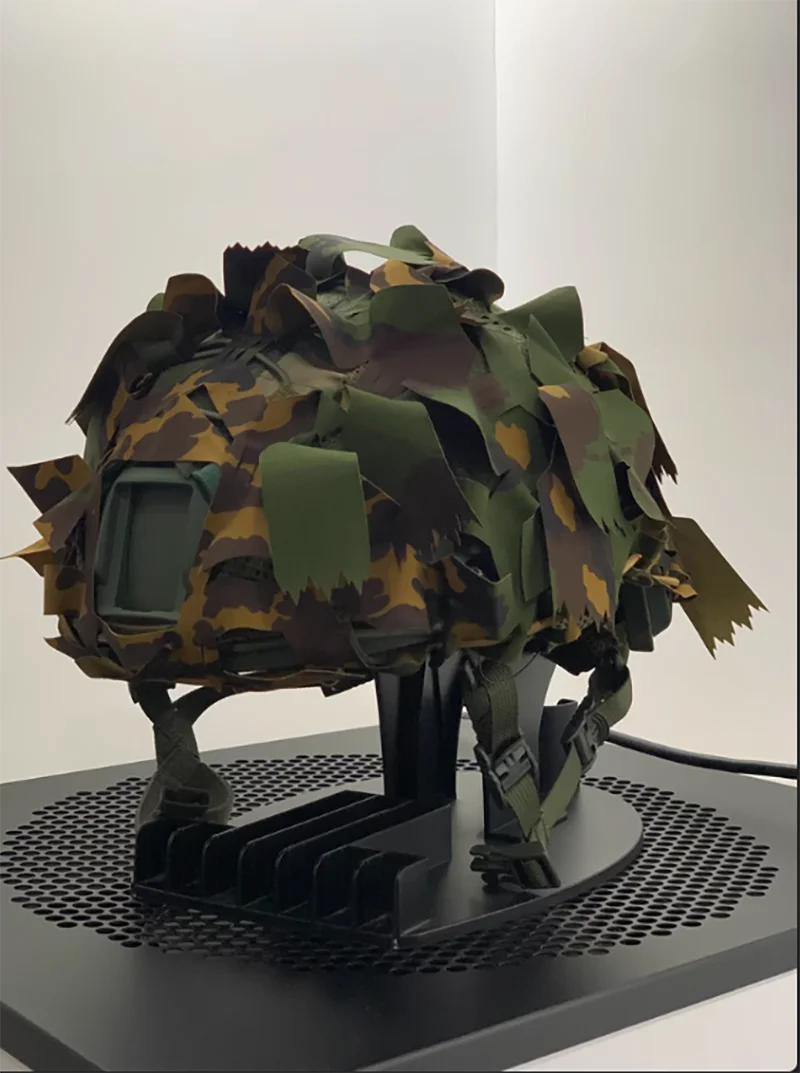 Funda para casco táctico camuflaje visión nocturna fija NVG cubierta - imagen 4