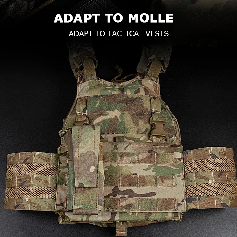 Bolsa de spray de pimienta Molle para caza, bolsa multiusos, bolsa de almacenamiento de revistas elástica, soporte para linterna, chaleco táctico, accesorios para cinturón - imagen 4