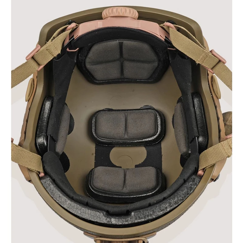 Casco de entrenamiento táctico MICH2001 de corte alto (no balístico) - Carcasa reforzada con ABS, estilo USMC ECH - imagen 5