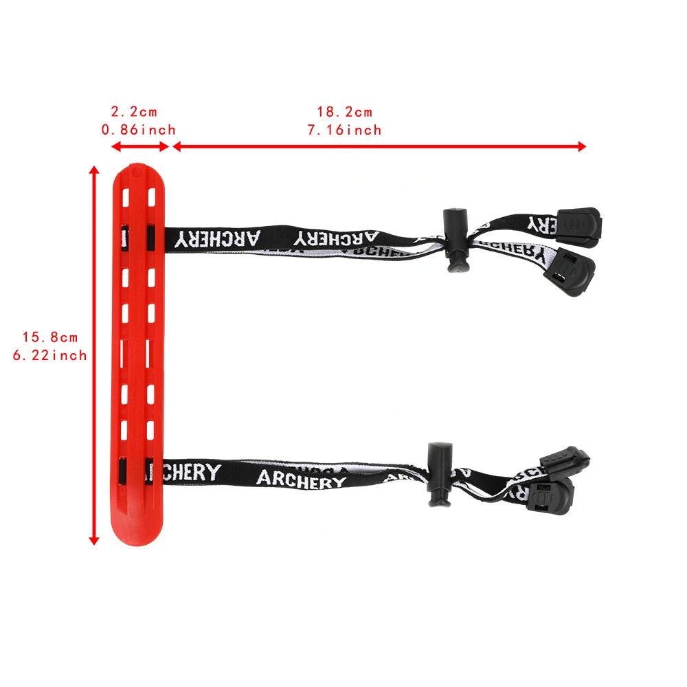 Protector de brazo tiro con arco de plástico duro ajustable - imagen 3
