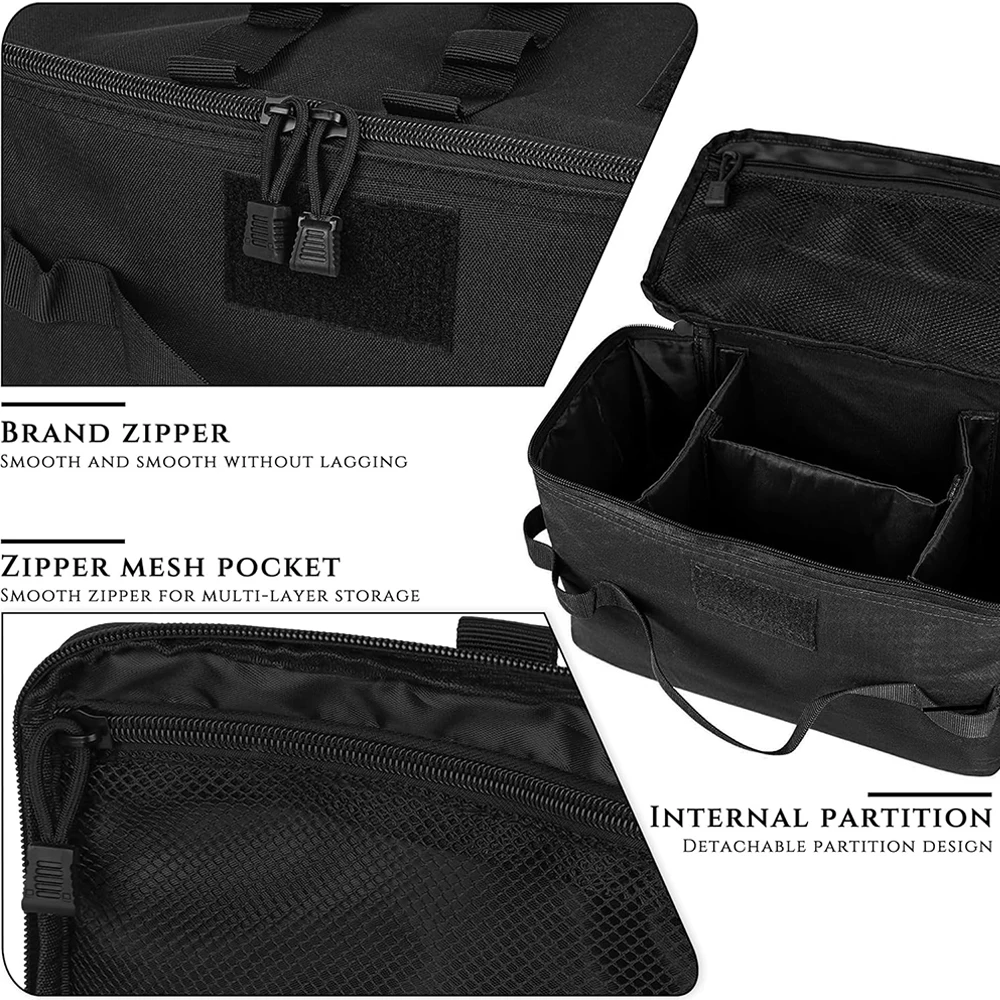 Bolsa de almacenamiento de tanque de Gas para acampar al aire libre, bolsa de herramientas para uñas de tierra de gran capacidad, recipiente de Gas, utensilios de cocina para Picnic, bolsas multifunción - imagen 5