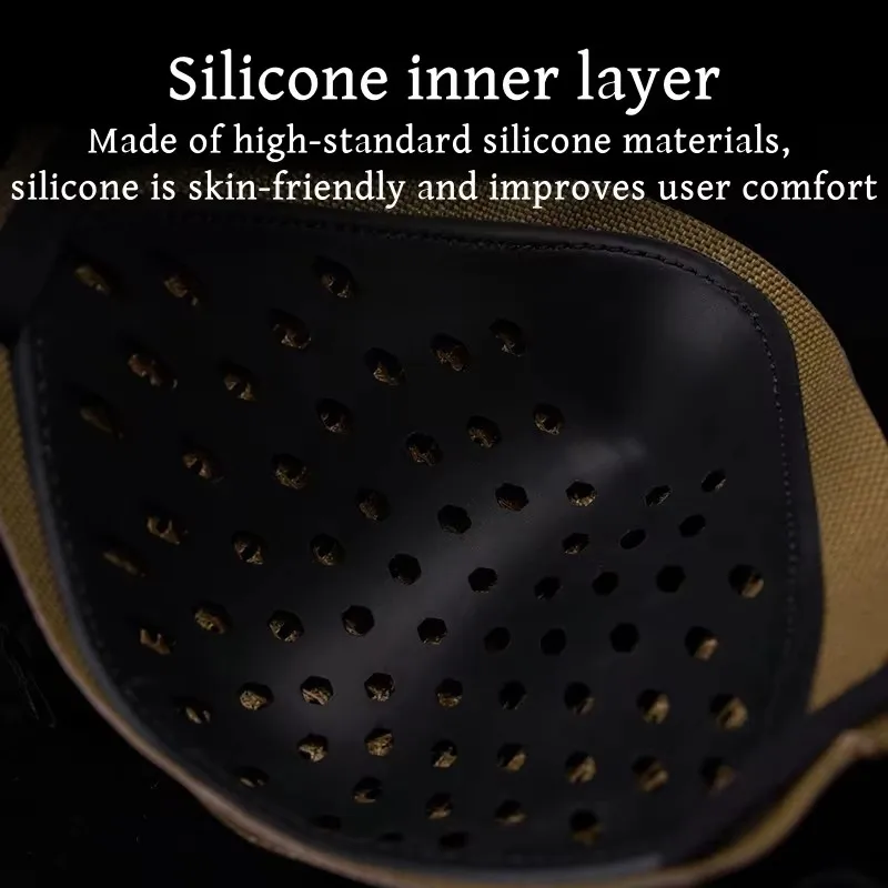 Máscara protectora bucal transpirable para deportes de acampada, accesorios de tiro aplicables, equipo para exteriores, ciclismo y juego - imagen 5