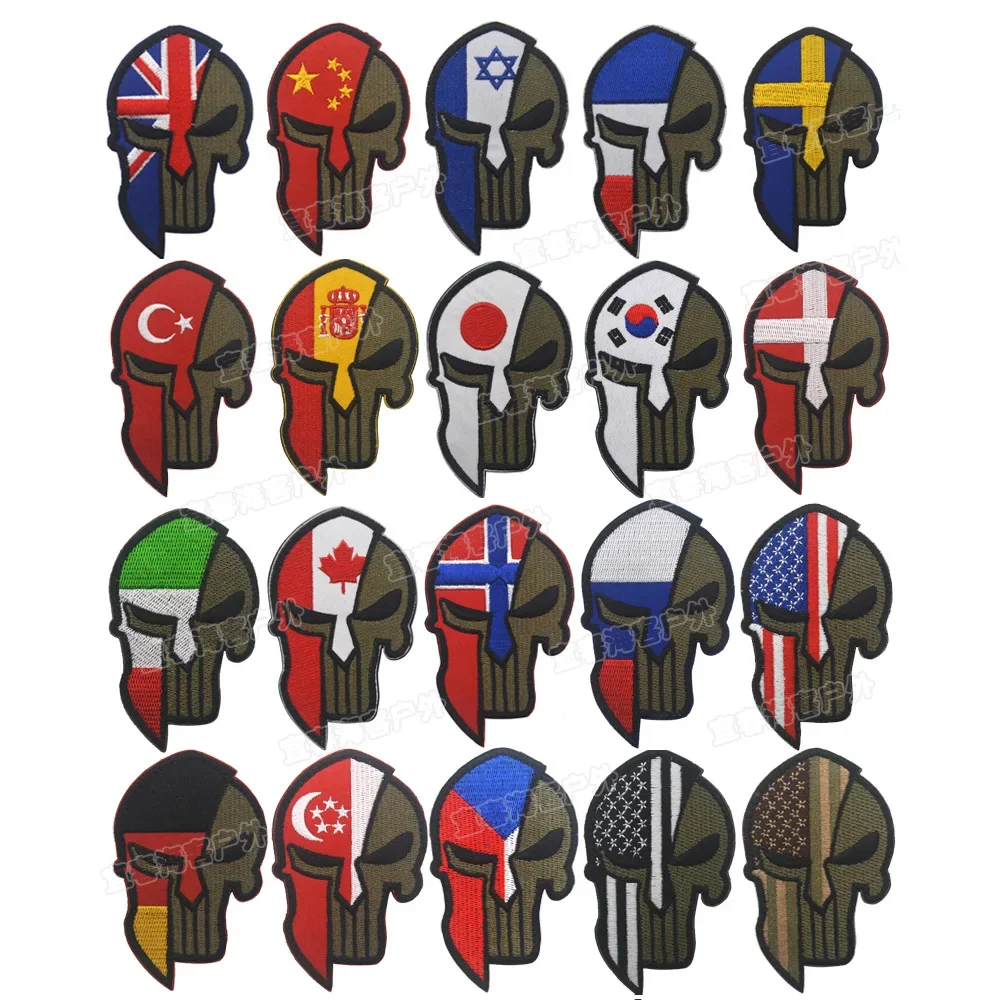 Q versión del arma, bordado, brazalete de pegatina, militares, personalidad, parches tácticos de pegatinas de mochila en ropa, DIY - imagen 4