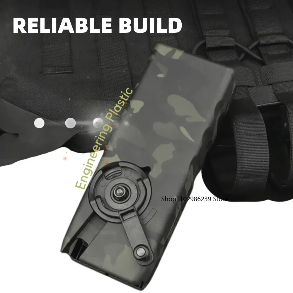 Caja de almacenamiento BB de plástico para cargador de velocidad BBS, capacidad de 1000, 6mm, para revistas con manivela manual M4, cargador rápido, accesorios de equipo Airsoft - imagen 4