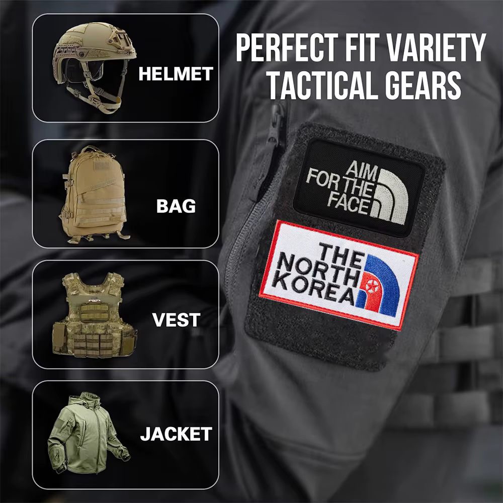 Parche bordado insignia letra en inglés para bolso o chaqueta DIY