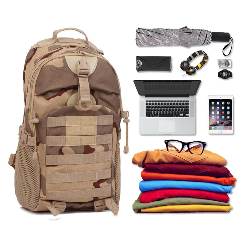 Lawaia-Bolso de hombro para acampar para hombre, mochila táctica de camuflaje para viajes, deportes al aire libre, montañismo y senderismo - imagen 5