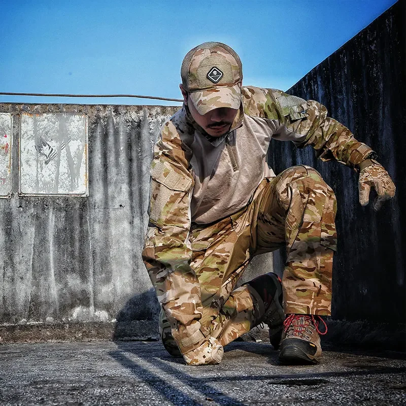 Emersongear-Conjunto de uniforme de combate G3 para hombre, traje de entrenamiento táctico Gen3, camisas, pantalones, Tops, pantalones Cargo, caza, senderismo, nailon
