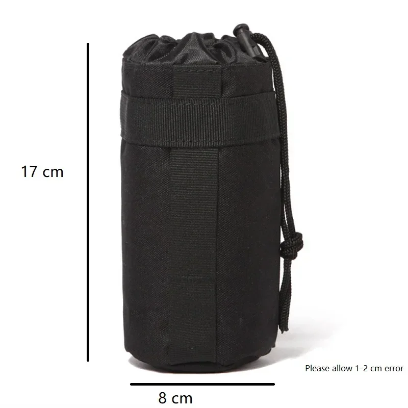 Sistema táctico militar Molle, bolsa para botella de agua, deportes al aire libre, Camping, senderismo, Kits de viaje, hervidor de supervivencia, bolsa, soporte, equipo - imagen 3