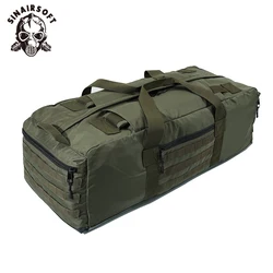 Mochila táctica de gran capacidad de 80L para hombre, sistema MOLLE resistente al agua de nailon 500D, plegable, para acampar, viajar, cazar militar