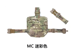Funda táctica de muslo MOLLE con plataforma para cargadores